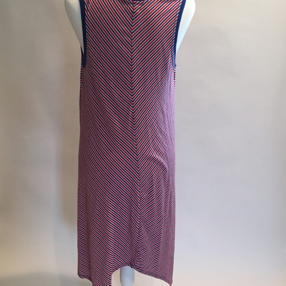 California Happenings Striped Dress Size L - Picture 4 of 5